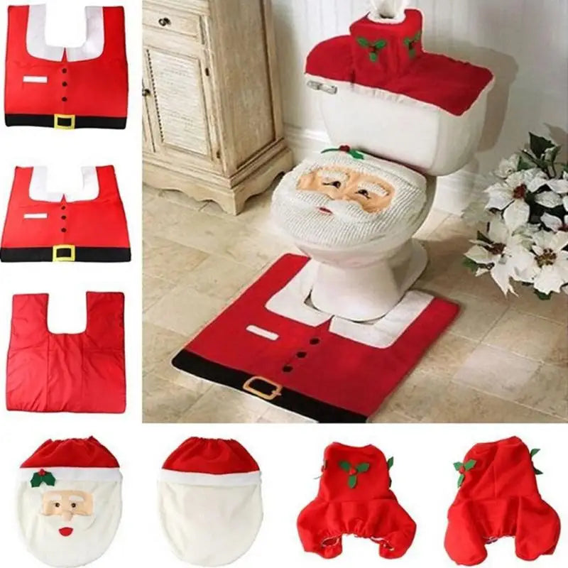 Decoração de Natal para Vaso Sanitário