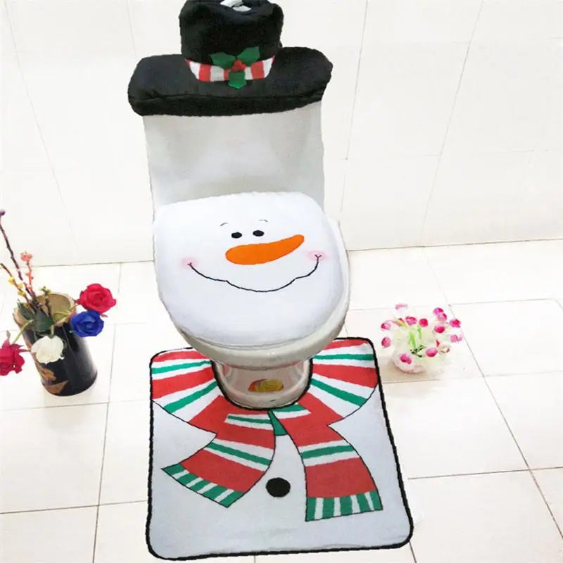 Decoração de Natal para Vaso Sanitário